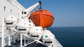Bild: Rettungsboot auf der DFDS King Seaways
