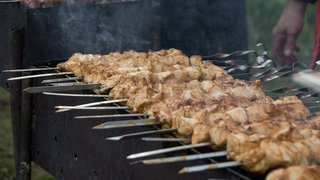 Zarengold Sonderzug: Grillen am Baikalsee